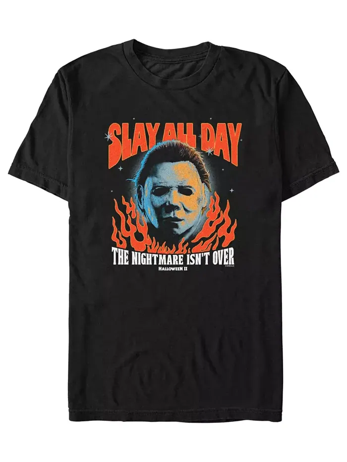 Мужская футболка Halloween 2 с круглым вырезом Fifth Sun — изображение 1 из 3, черный