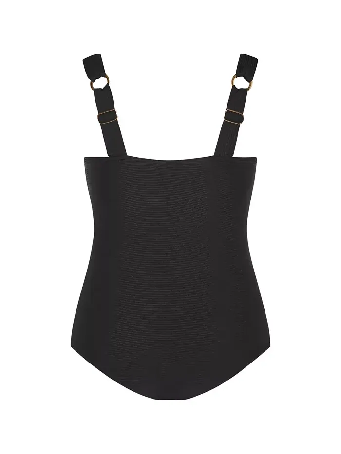 Купальник Plus Size Maui 1 Piece CITY CHIC — изображение 4 из 4, черный