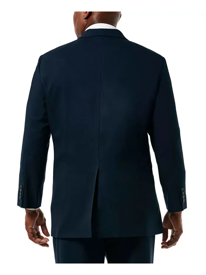 Мужской пиджак JMH Big & Tall Classic Fit из костюмного гарнитура Haggar — изображение 3 из 4, синий