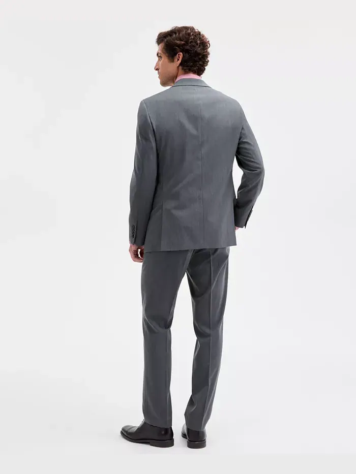 Мужской костюм Modern-Fit с жилетом Dkny — изображение 2 из 3, серый