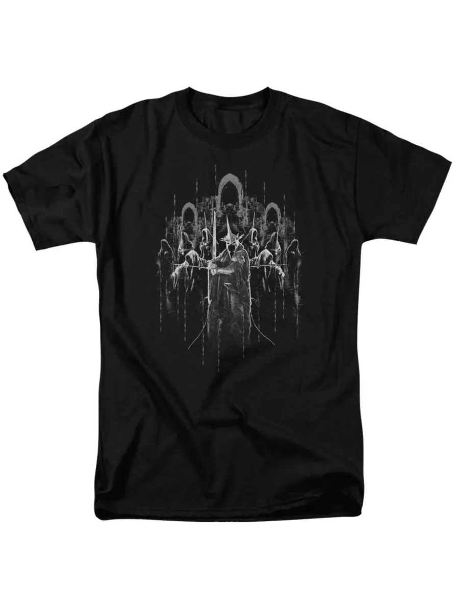 Мужская футболка The Nine Lord Of The Rings — черный
