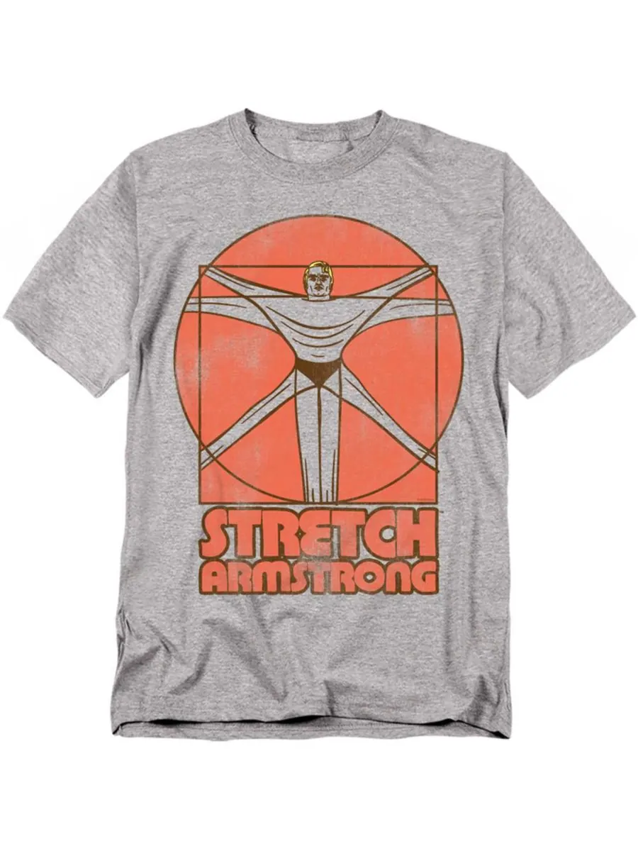 Мужская эластичная футболка Armstrong Da Vinci's Stretch Hasbro+ — изображение 1 из 3, приглушенный