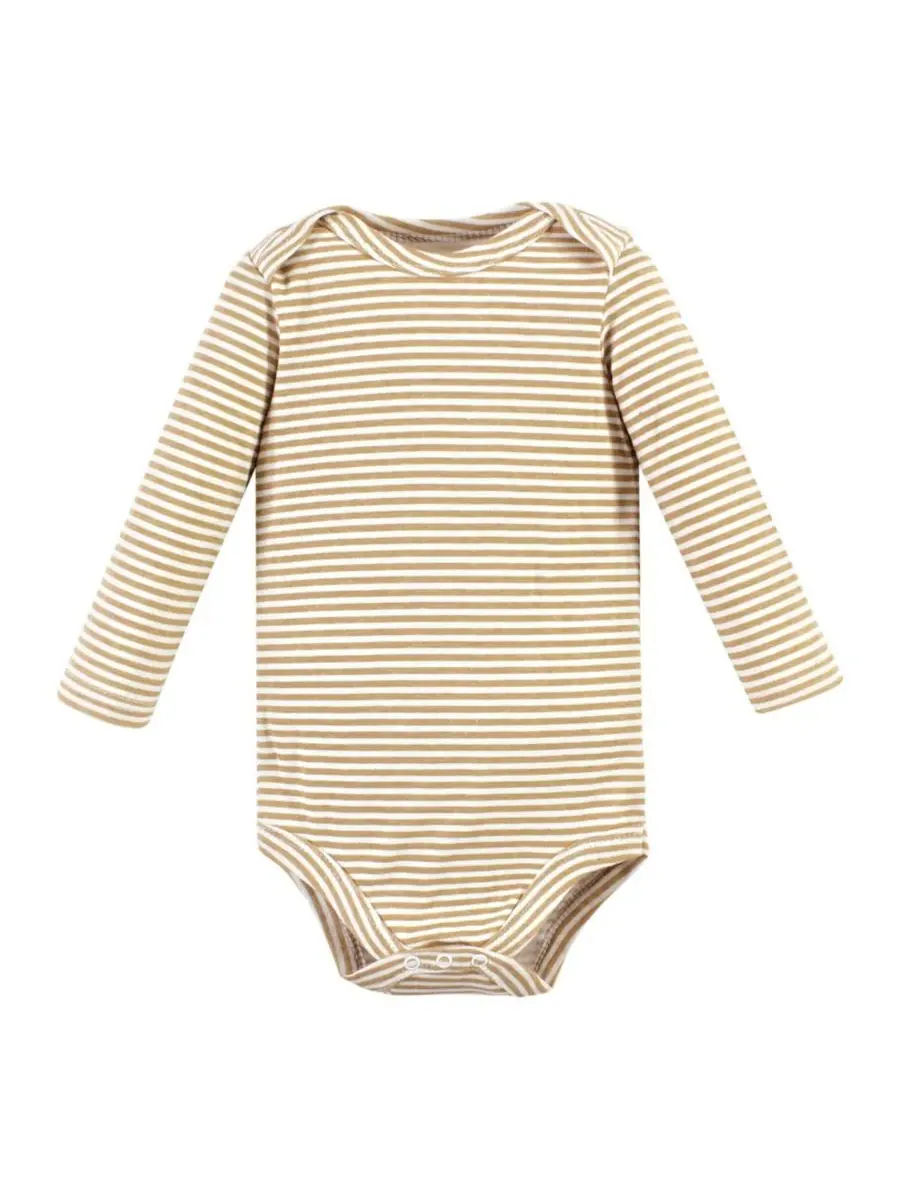 Мягкие хлопковые боди с длинными рукавами, комплект из 5 штук Hudson Baby, Teddy Bears 5-Pack — изображение 7 из 7