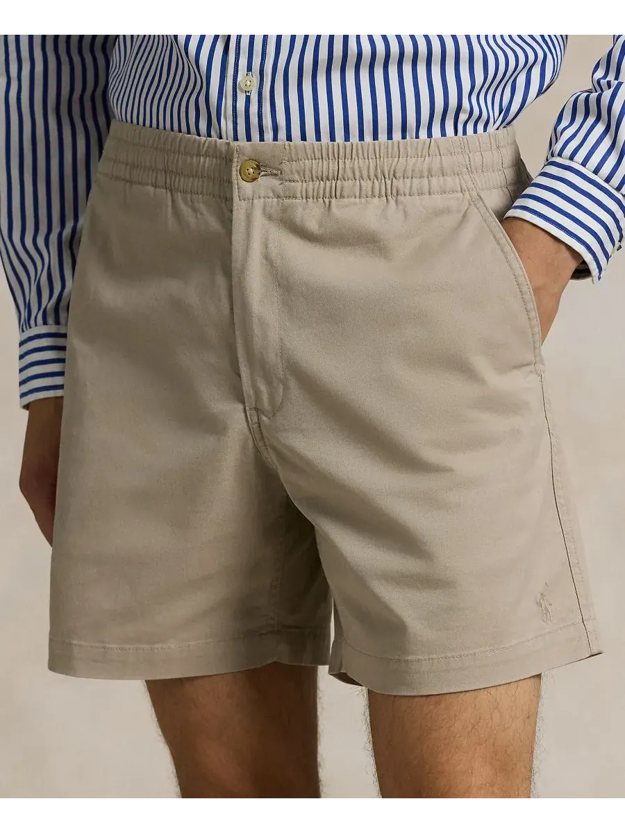 Мужские классические шорты-поло Prepster длиной 6 дюймов Polo Ralph Lauren — изображение 3 из 5, хаки бежевый
