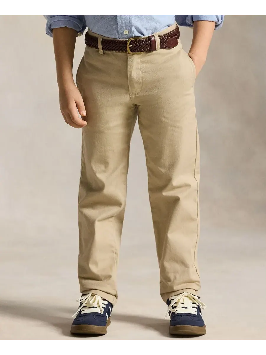Girl's & Boy's Back to School Sibling Matching Moment Polo Ralph Lauren — изображение 1 из 7, классический хаки