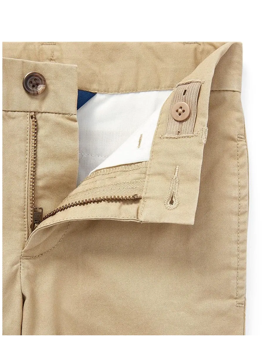 Girl's & Boy's Back to School Sibling Matching Moment Polo Ralph Lauren — изображение 4 из 7, классический хаки