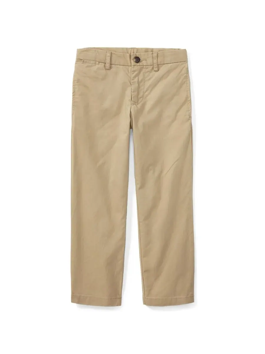 Girl's & Boy's Back to School Sibling Matching Moment Polo Ralph Lauren — изображение 5 из 7, классический хаки