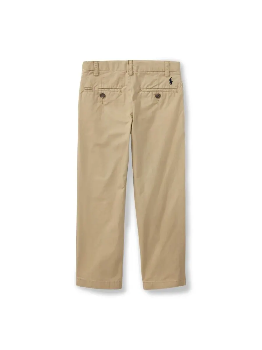 Girl's & Boy's Back to School Sibling Matching Moment Polo Ralph Lauren — изображение 6 из 7, классический хаки