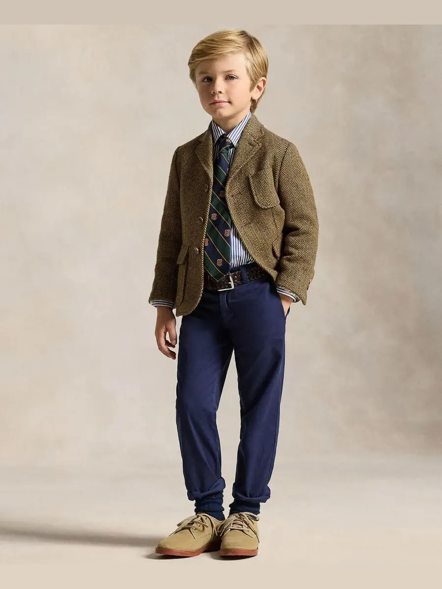 Girl's & Boy's Back to School Sibling Matching Moment Polo Ralph Lauren — изображение 2 из 9, темно-синий
