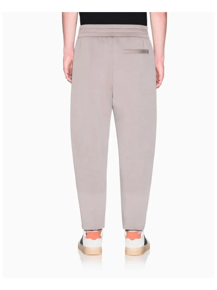 Мужские флисовые спортивные брюки с логотипом A|X Armani Exchange — изображение 2 из 4, бежевый