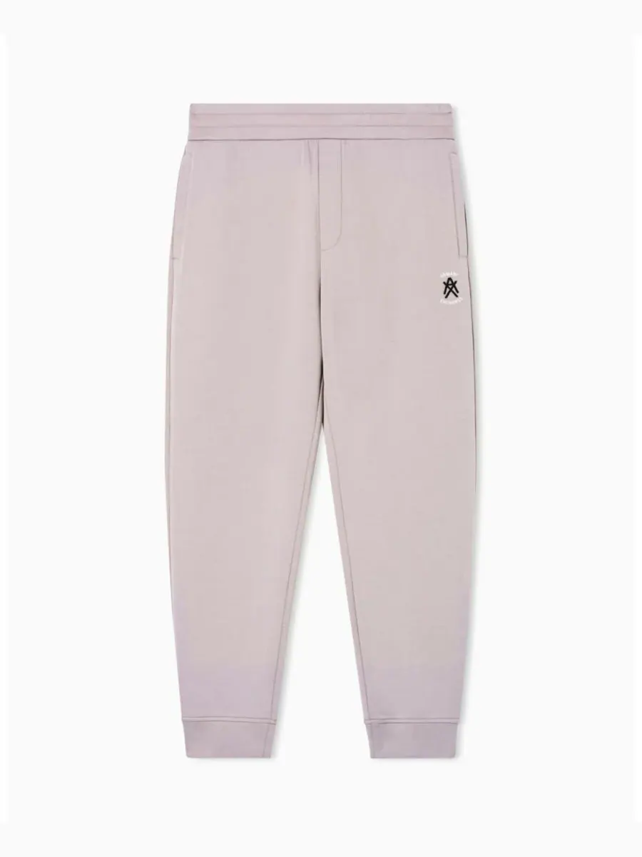 Мужские флисовые спортивные брюки с логотипом A|X Armani Exchange — изображение 4 из 4, бежевый