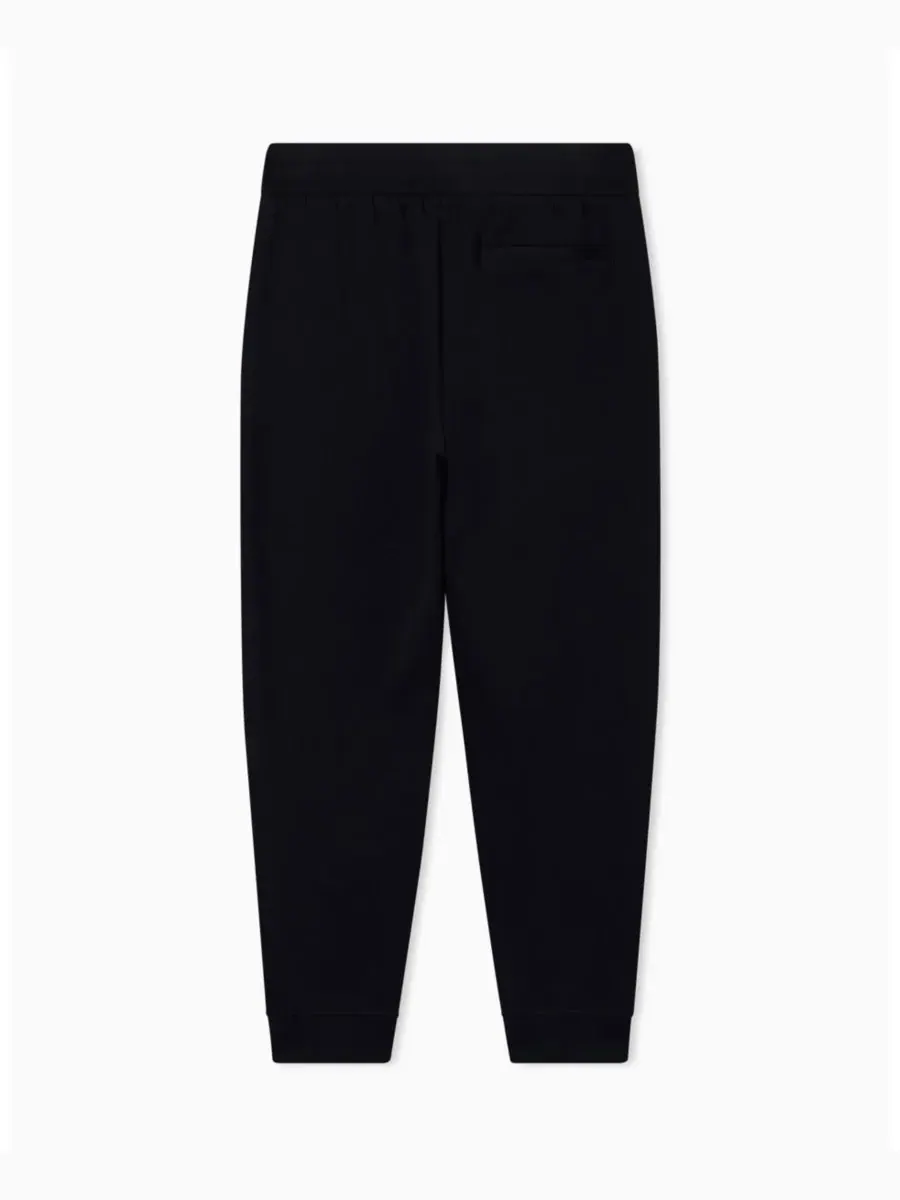Мужские флисовые спортивные брюки с логотипом A|X Armani Exchange — черный