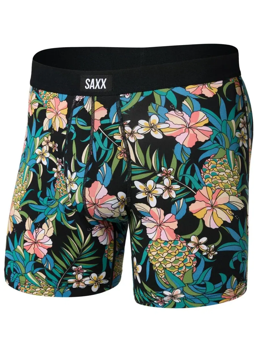 Мужские боксерские трусы Daytripper Comfort Stretch SAXX — изображение 3 из 3, черный