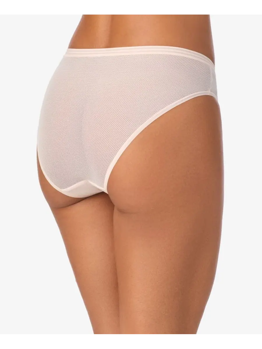Женский полупрозрачный бикини в полоску DK8602 DKNY — изображение 3 из 3, розовая вода