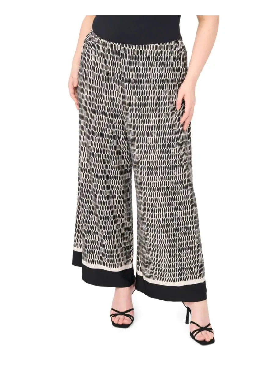 Брюки с завышенной талией на резинке, модель Pull-On Vince Camuto
