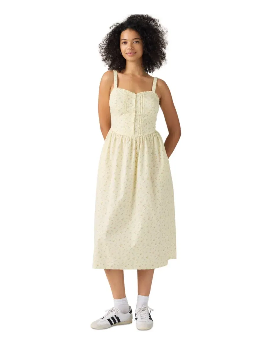 Женское платье без рукавов Delphine Levi's, Isabel Floral V2 Pear Sorbet — изображение 2 из 4