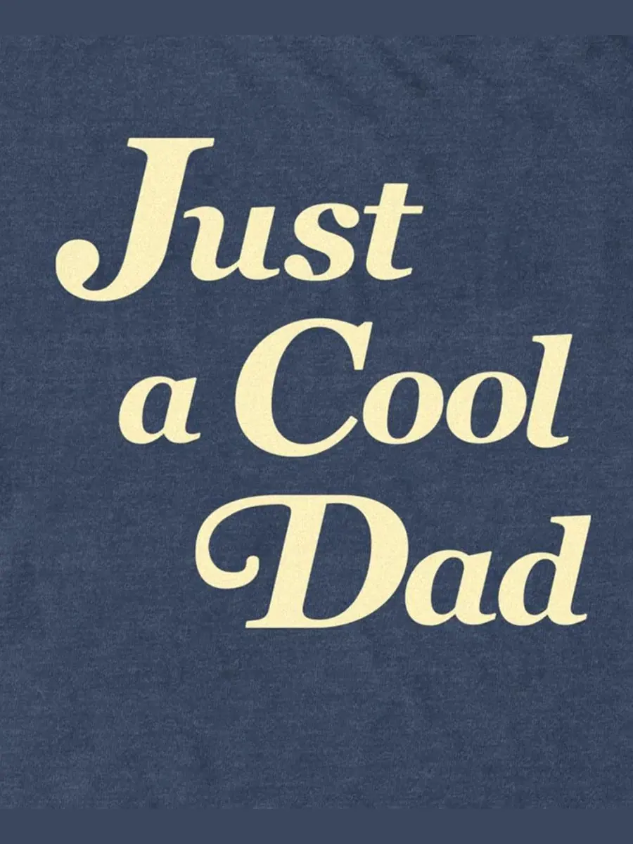 Мужская футболка с коротким рукавом "Just A Cool Dad" Fifth Sun — изображение 3 из 3, темно-синий