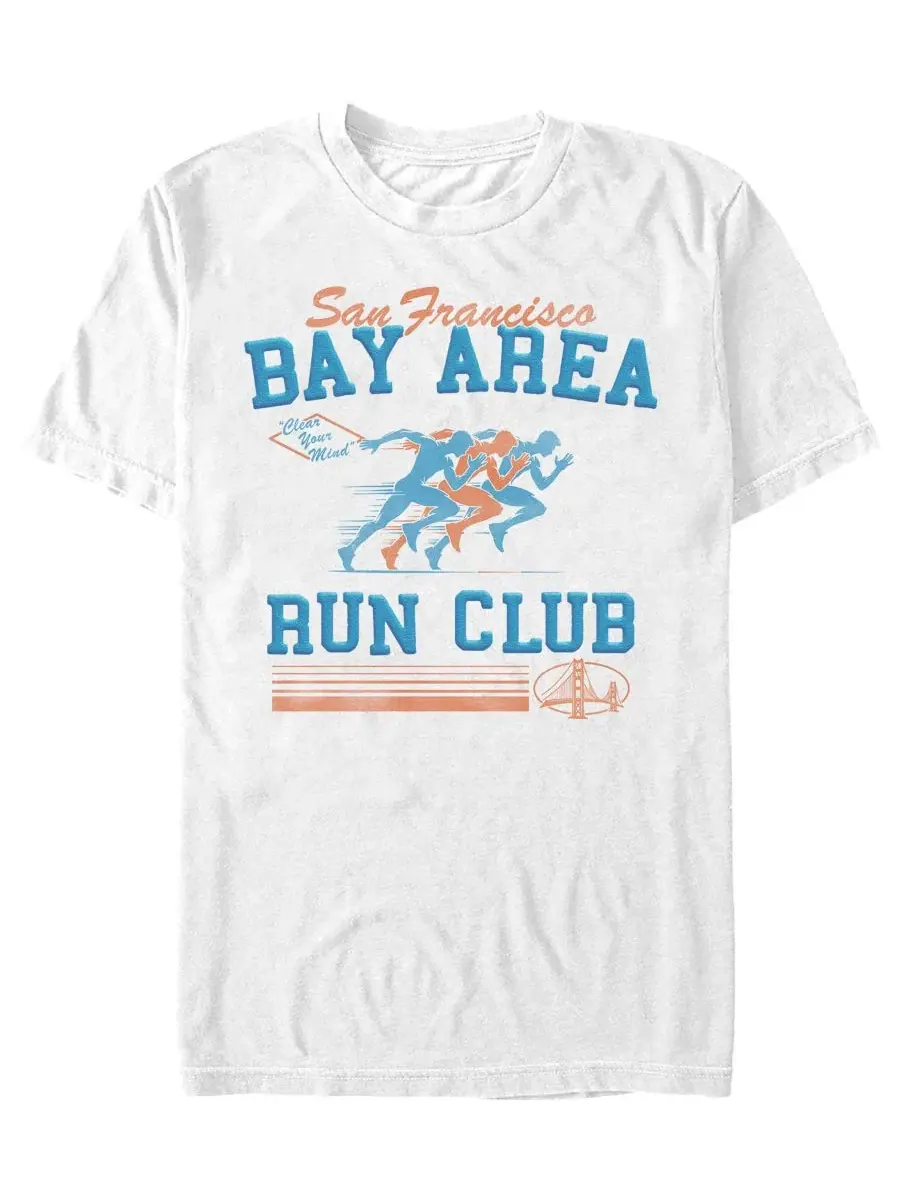 Футболка мужская с принтом Bay Area Run Club Fifth Sun — изображение 1 из 3, белый