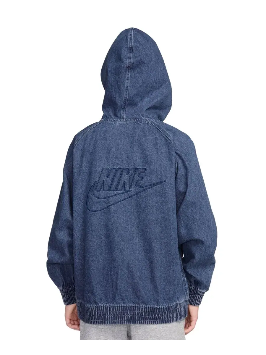 Куртка с капюшоном из коллекции спортивной одежды для мальчиков 8-20 лет Nike — изображение 5 из 5, темно-синий