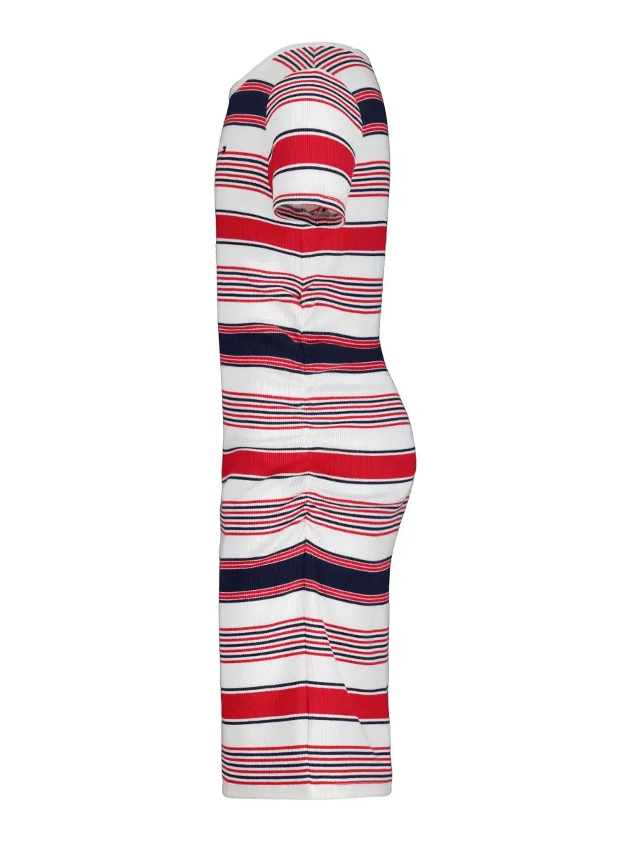 Платье с коротким рукавом в полоску Tommy Hilfiger — изображение 3 из 5