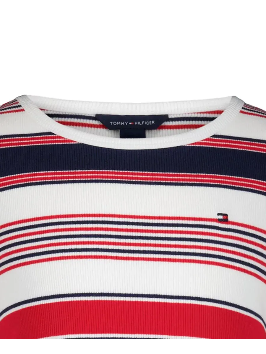 Платье с коротким рукавом в полоску Tommy Hilfiger — изображение 4 из 5