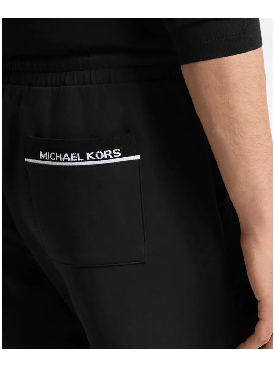 Мужские шорты с логотипом в рубчик, надеваемые через голову Michael Kors — изображение 2 из 3, черный