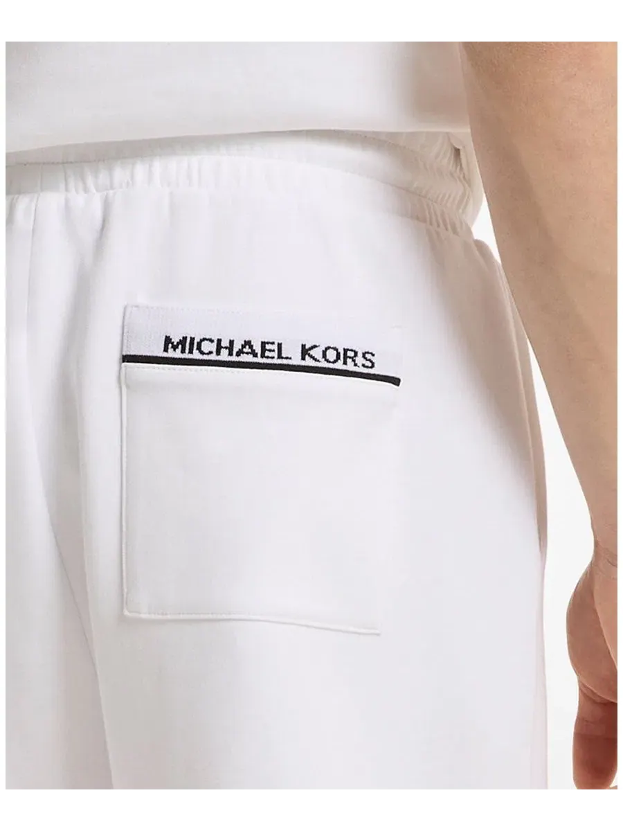 Мужские шорты с логотипом в рубчик, надеваемые через голову Michael Kors — изображение 2 из 3, белый