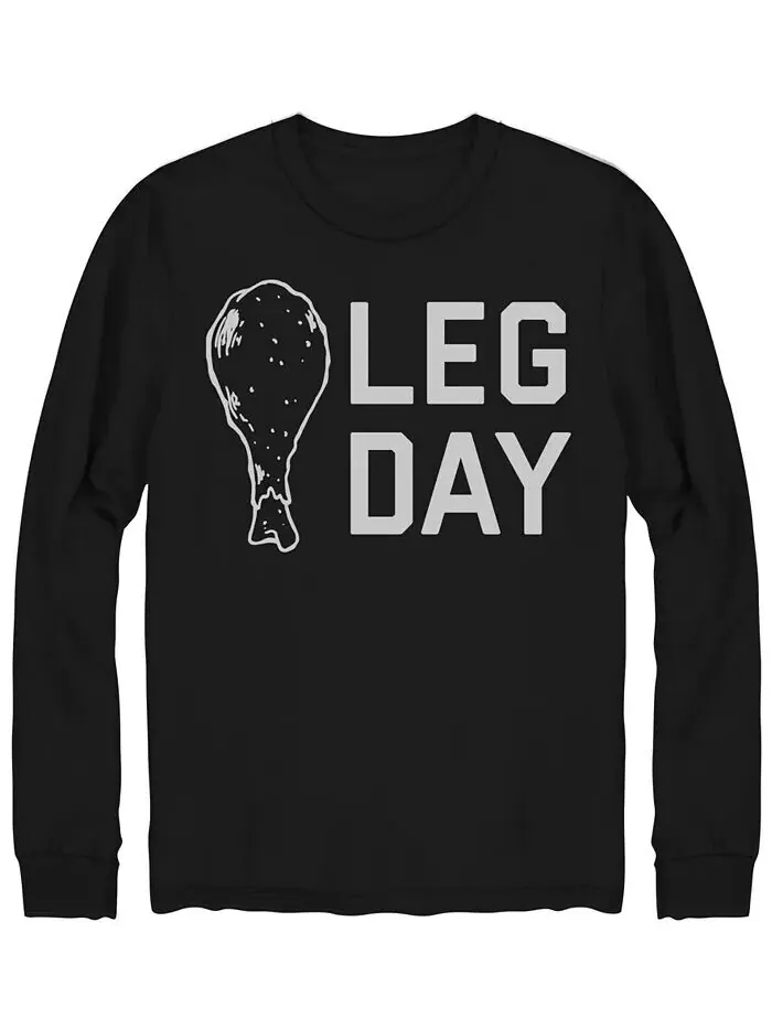 Футболка с длинным рукавом Hybrid Men's Leg Day AIRWAVES — изображение 1 из 1, черный