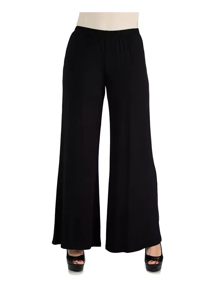 Женские брюки Palazzo 24seven Comfort Apparel — черный