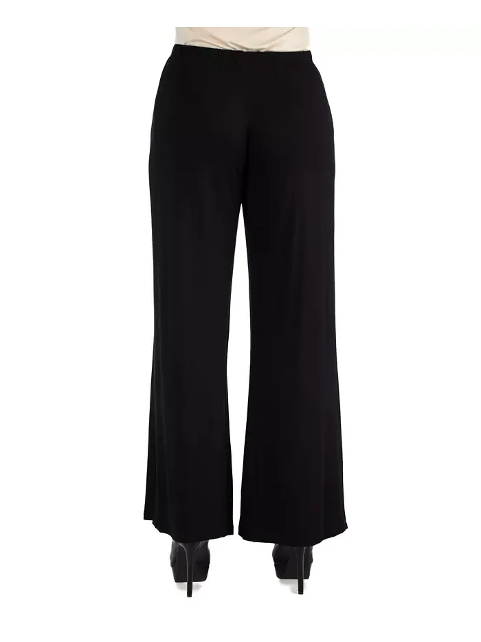 Женские брюки Palazzo 24seven Comfort Apparel — изображение 2 из 6, черный