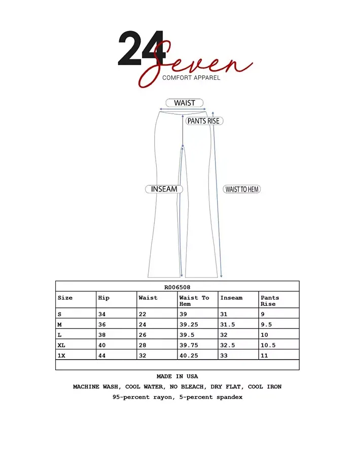 Женские брюки Palazzo 24seven Comfort Apparel — изображение 4 из 6, коричневый