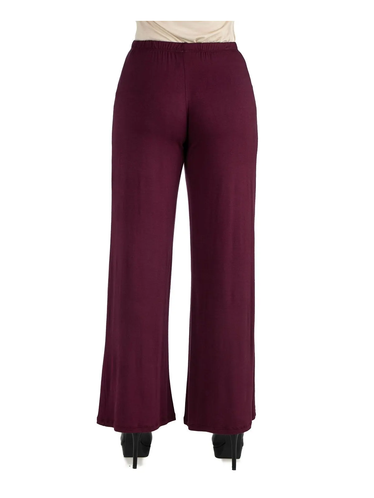 Женские брюки палаццо 24seven Comfort Apparel — изображение 5 из 6, темно-синий