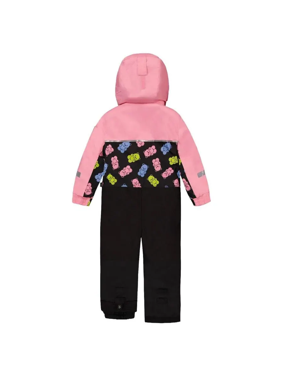 Детский комбинезон-снегокат с принтом Gummy Bear Print Deux par Deux — изображение 5 из 7, черный