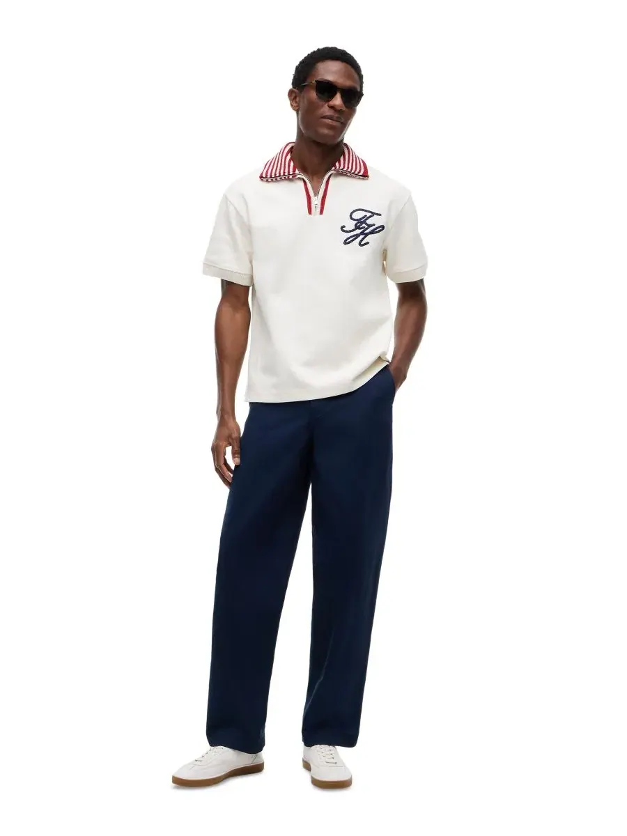 Брюки чинос свободного кроя River Heritage Tommy Hilfiger — изображение 2 из 4, темно-синий