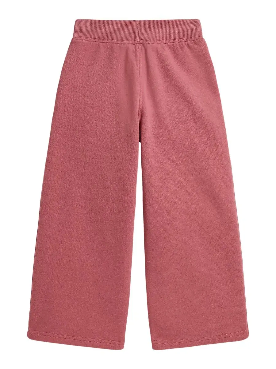 Спортивные брюки из футера с широкими штанинами, модель Fleece Wide-Leg Sweatpants Polo Ralph Lauren — изображение 4 из 5