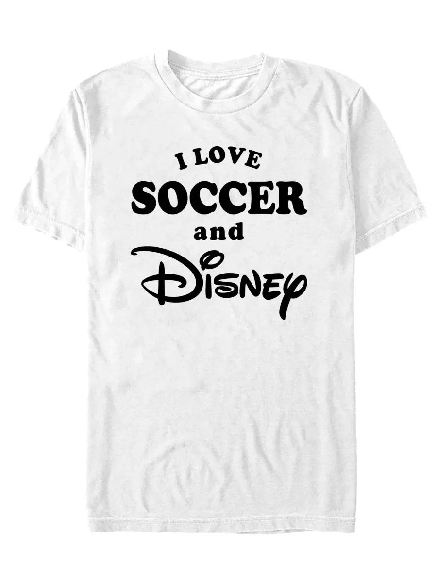 Футболка с принтом Men's Love Soccer and Disney Fifth Sun — изображение 1 из 3, белый