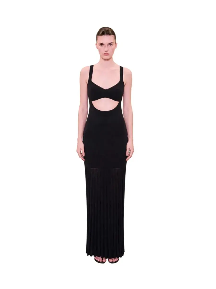 Платье-трапеция из трикотажа Daydreamers Pleated Skirt Knit Dress PCFG