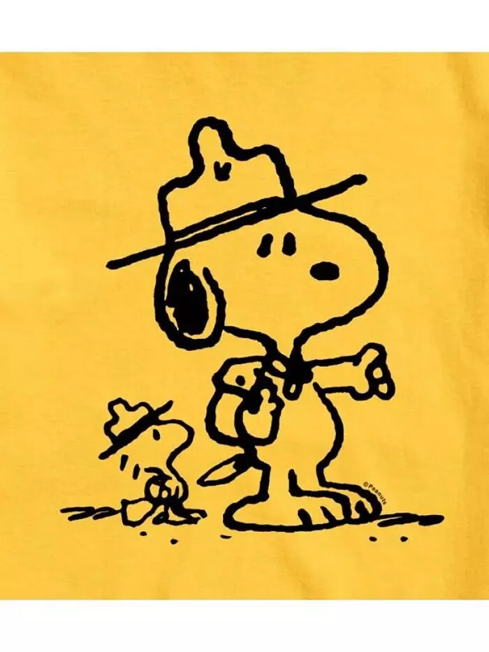 Мужская футболка с коротким рукавом Hybrid Apparel Peanuts Outdoor AIRWAVES — изображение 10 из 11, бежевый