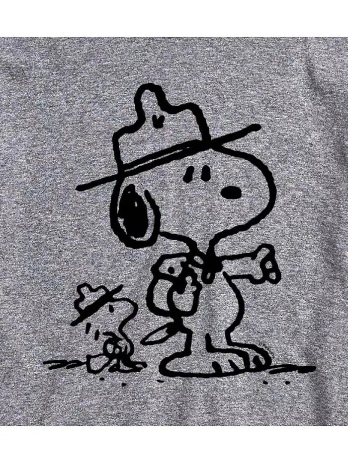 Мужская футболка с коротким рукавом Hybrid Apparel Peanuts Outdoor AIRWAVES — изображение 5 из 11, желтый
