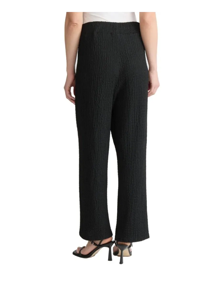 Брюки-кюлоты с широкой штаниной Mid-Rise Wide-Leg Pants Jones New York — изображение 3 из 3, черный