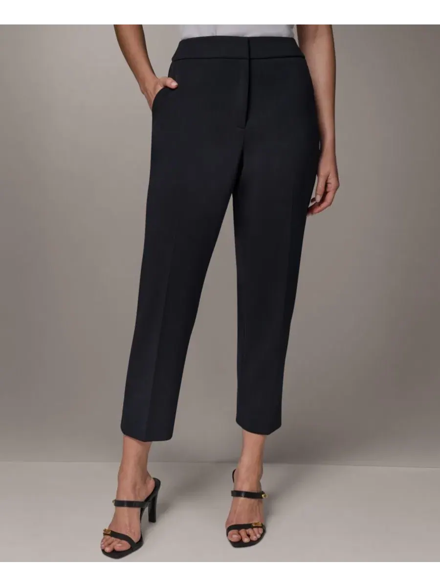 Брюки женские с заниженной талией, длиной до щиколотки, модель Ankle Donna Karan New York — изображение 1 из 6, черный