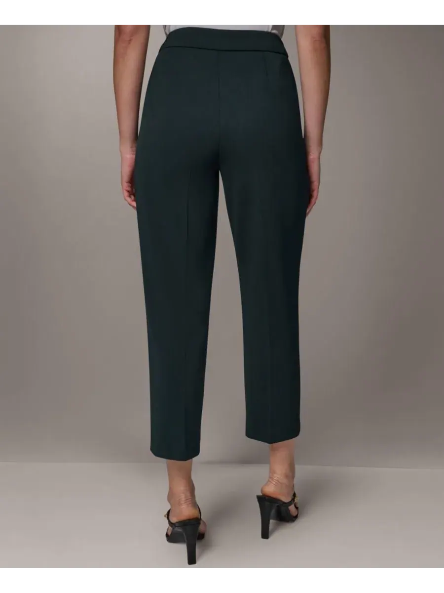 Брюки женские с заниженной талией и длиной до щиколотки Donna Karan New York — изображение 5 из 6, черный