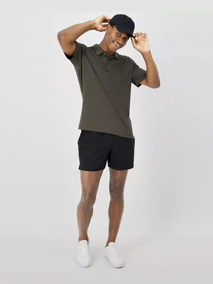 Мужские шорты Move Performance, 6 дюймов Hanes — изображение 4 из 7, черный