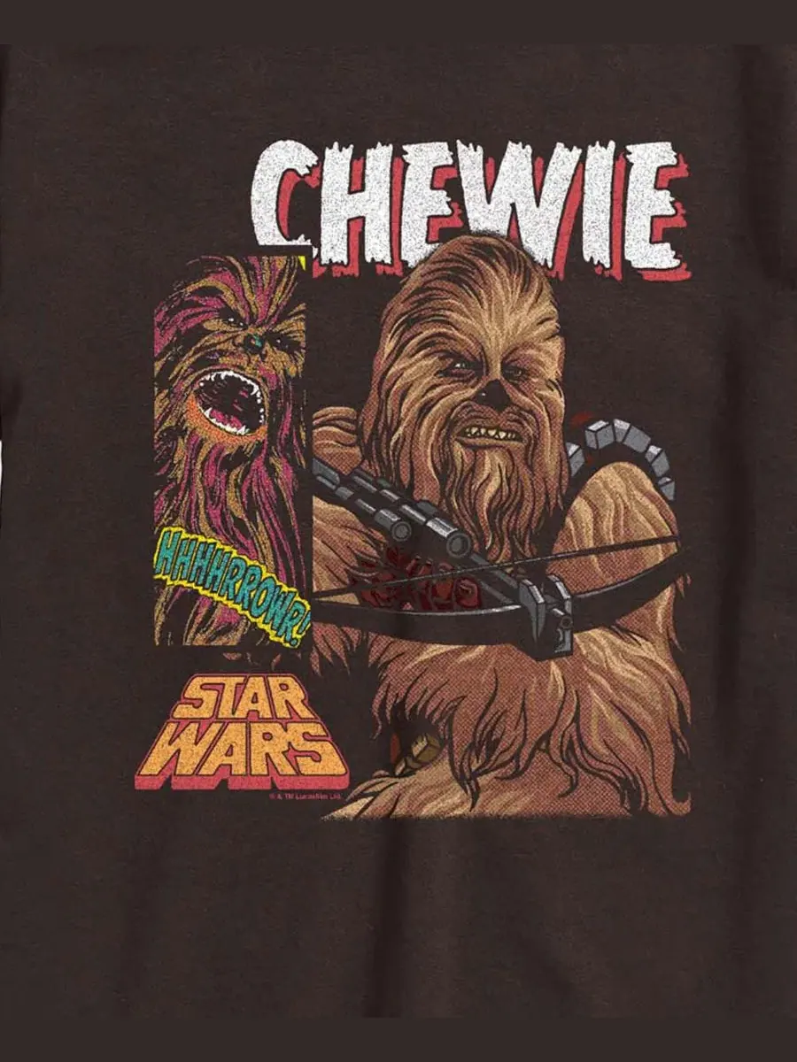 Футболка с коротким рукавом Chewie Boxes AIRWAVES — изображение 3 из 3, коричневый