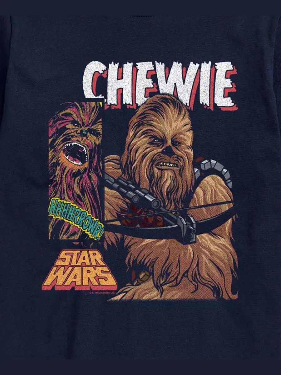 Футболка с коротким рукавом Chewie Boxes AIRWAVES — изображение 3 из 3, темно-синий