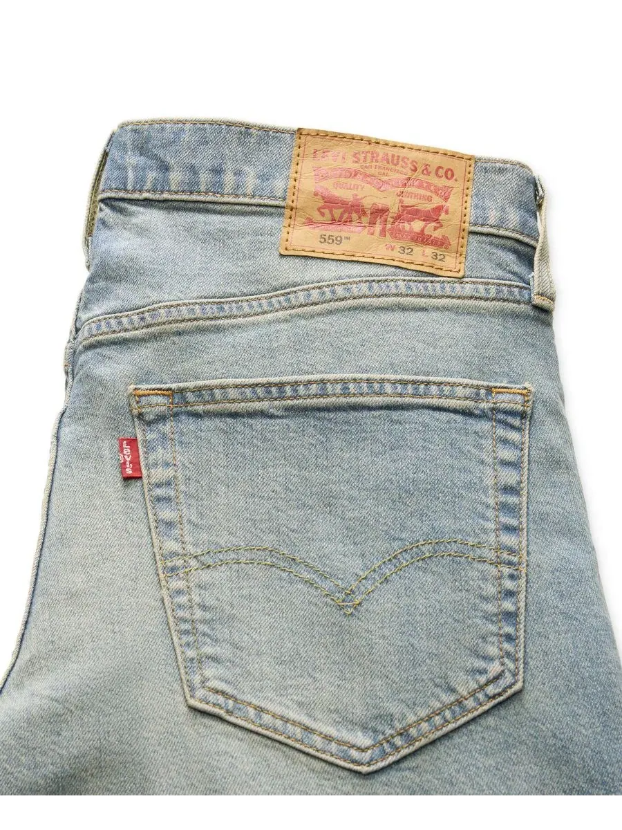 Джинсы прямого кроя Levi's 559 Relaxed-Fit Stretch, Kickin Up Dust — изображение 6 из 6