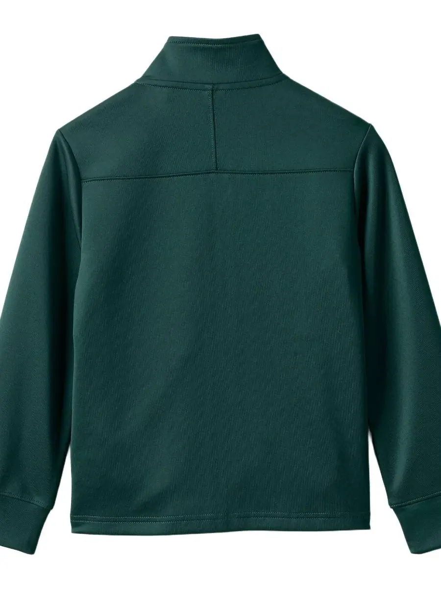 Детская спортивная куртка с полной застежкой-молнией, модель Kids Active Performance Full Zip — изображение 2 из 4, зеленый