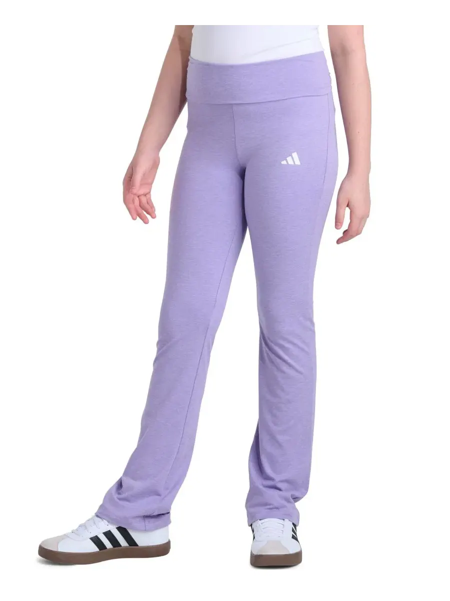 Спортивные брюки с флейром, с заниженной посадкой adidas