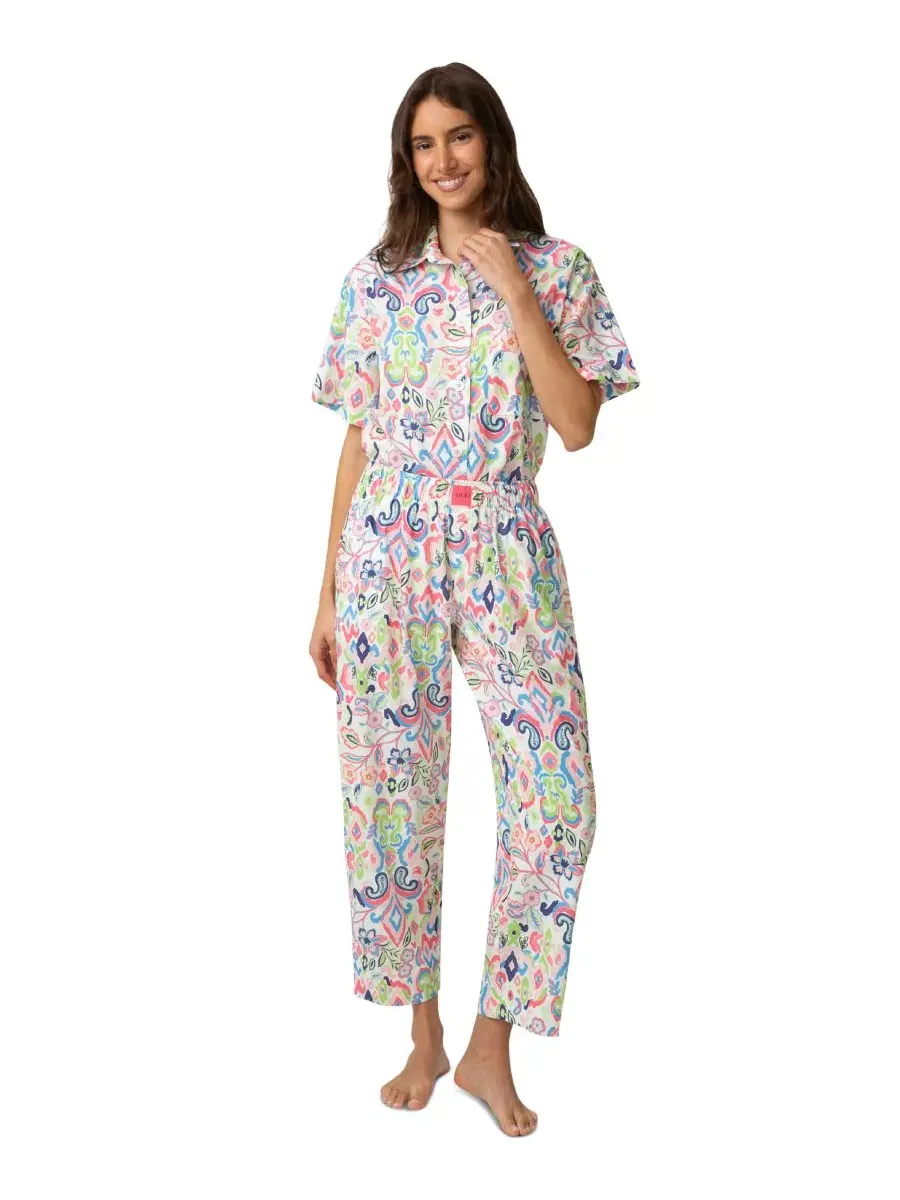Пижамная рубашка Poplin Hue, Abstract — изображение 1 из 1
