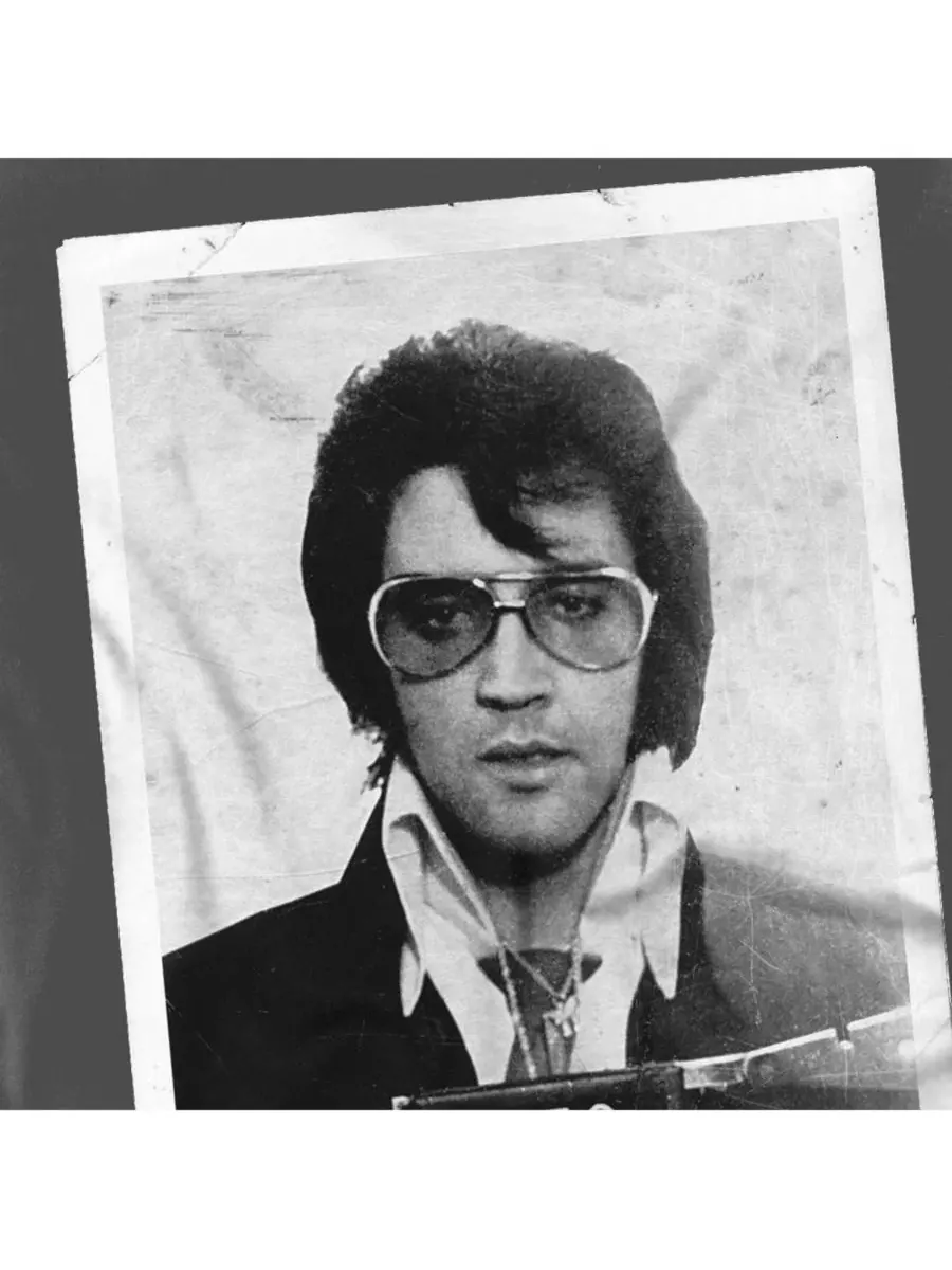 Футболка с принтом Presley Framed Elvis — изображение 3 из 3, черный